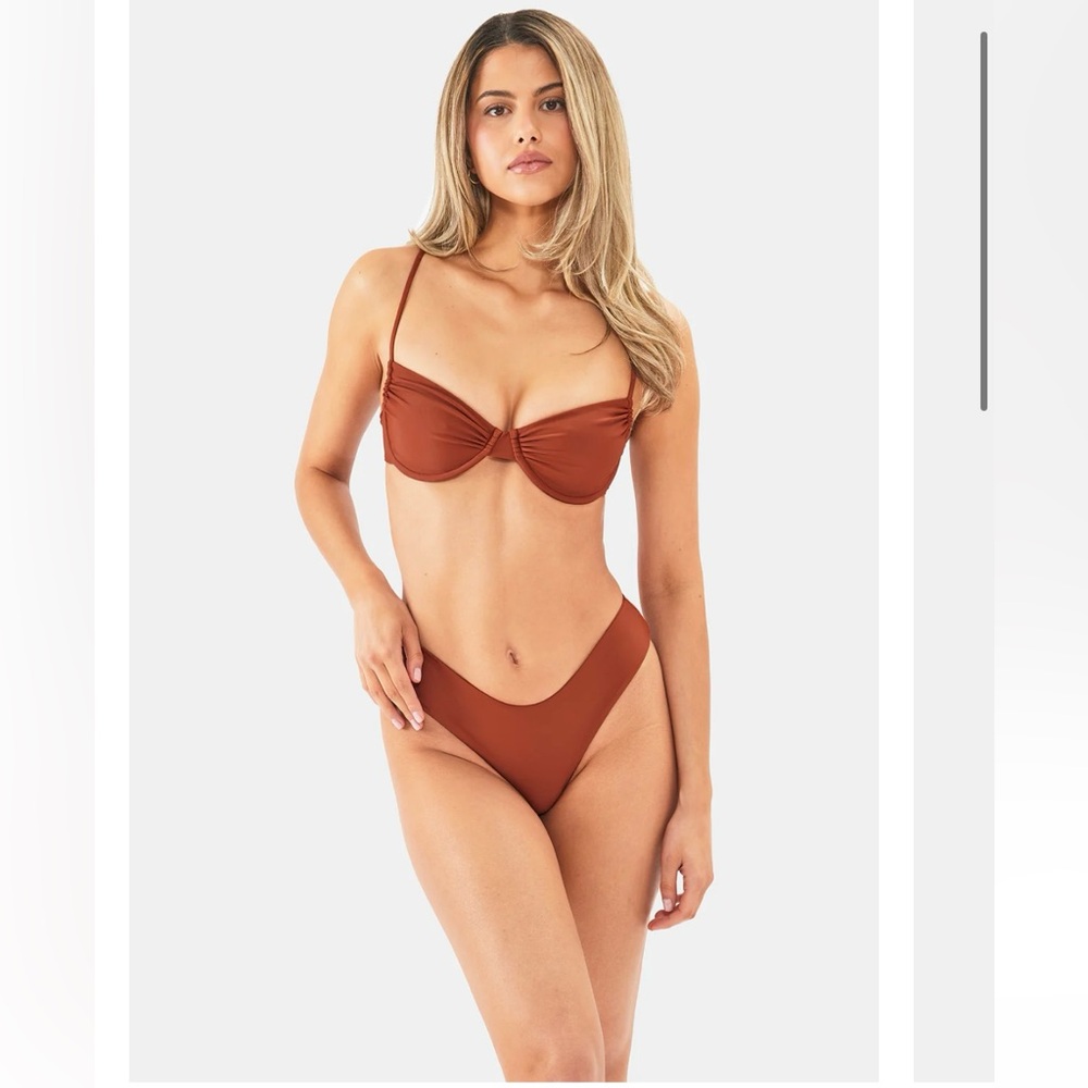 NYUD Swim Set: Sloane Top and Arlo Bottom Bikini in Spice